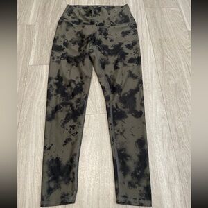 Evolution and Creation Black and Olive Leggings